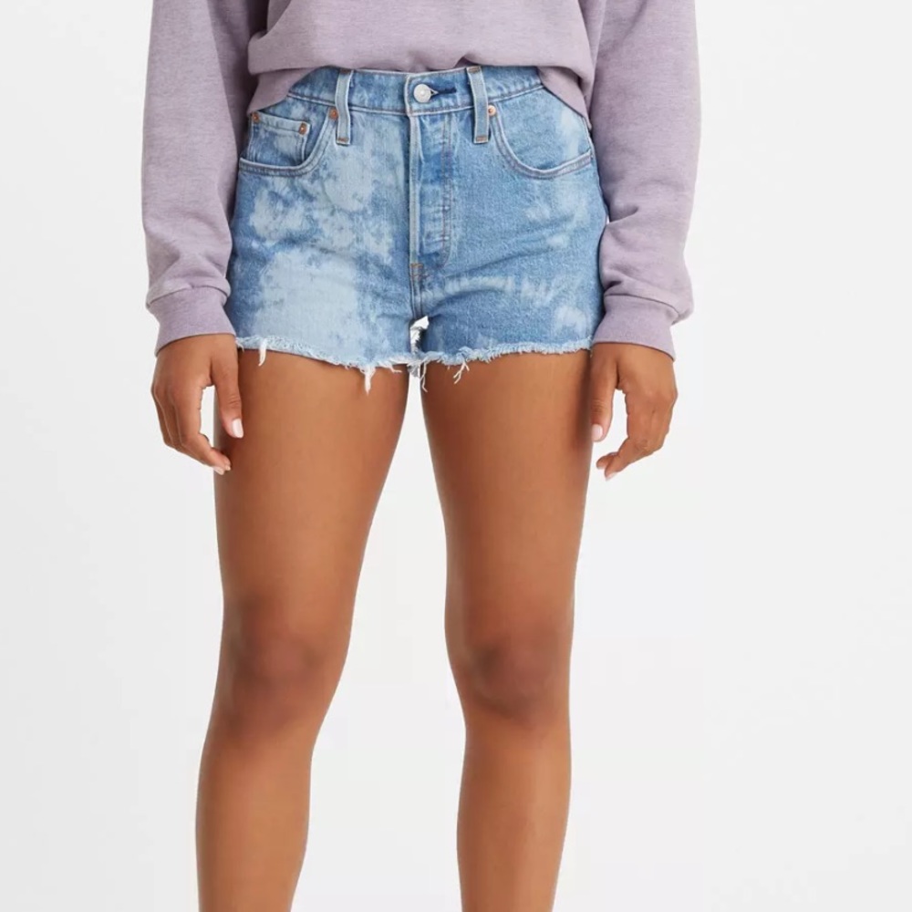 Levi 501 original shorts splash design